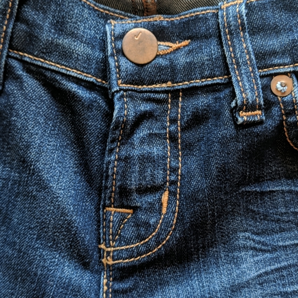 J Brand Cigarette Leg straight jeans style #91410DKV darkwash sz 24x35L TALL - Picture 7 of 14